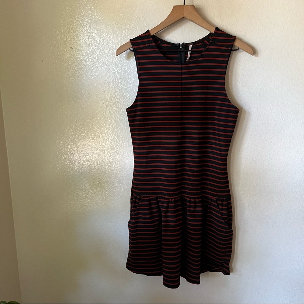Free People | Striped Drop Waist Dress